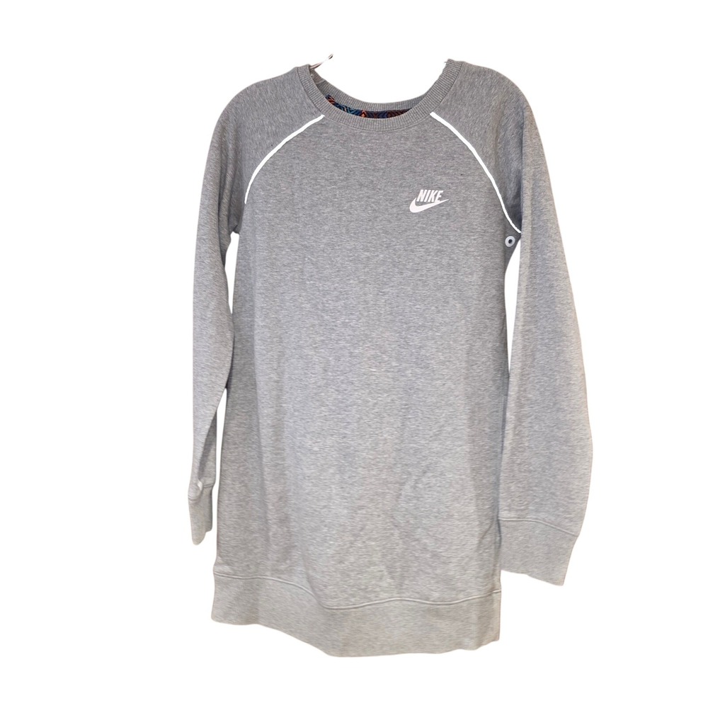 Nike grey, crew neck oversized sweatshirt‎ / dress sz S (4-6)
